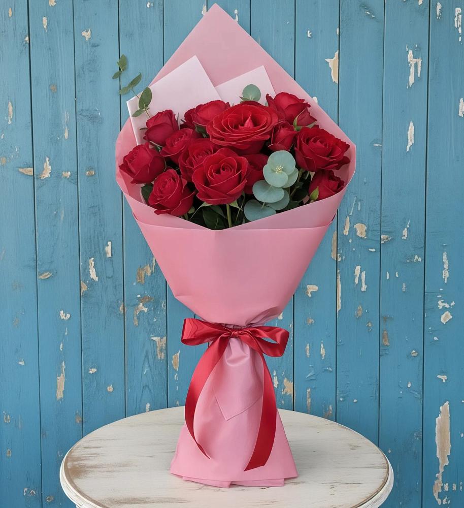 Букет цветов из: Розы в Верхнее Синячихе