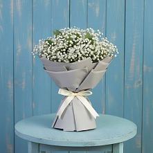 Букет цветов из:  Гипсофила в Верхнее Синячихе