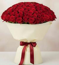 Букет 101 Красная роза Милано в Верхнее Синячихе