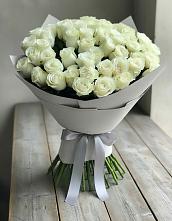 Букет 35 Белых роз в Верхнее Синячихе