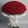 Букет 101 Красная роза Блэк Мэджик в Верхнее Синячихе