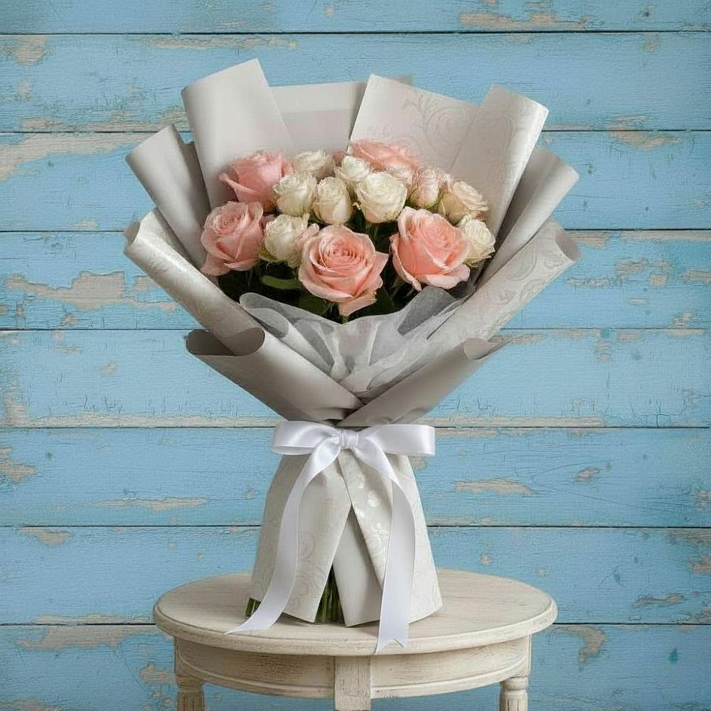 Букет цветов из: Розы в Верхнее Синячихе