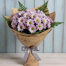 Букет цветов из:  Хризантемы в Верхнее Синячихе