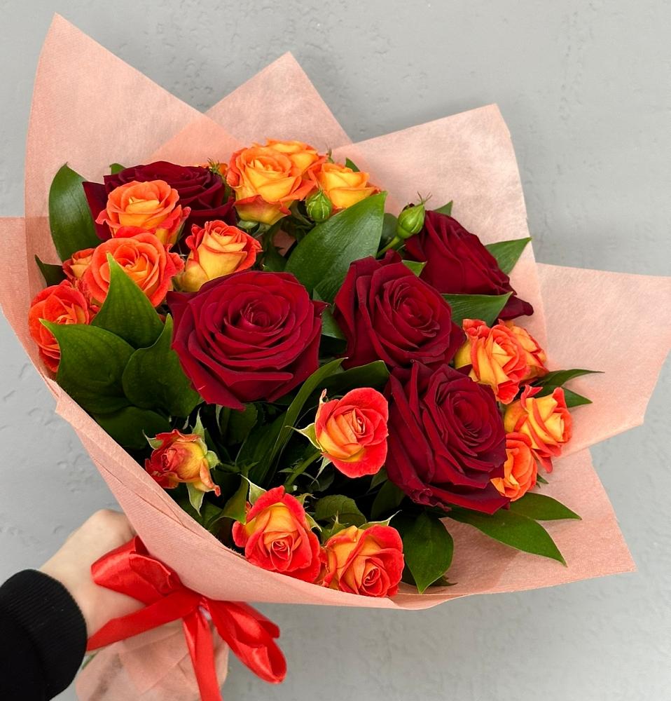 Букет Любовь и восторг в Верхнее Синячихе