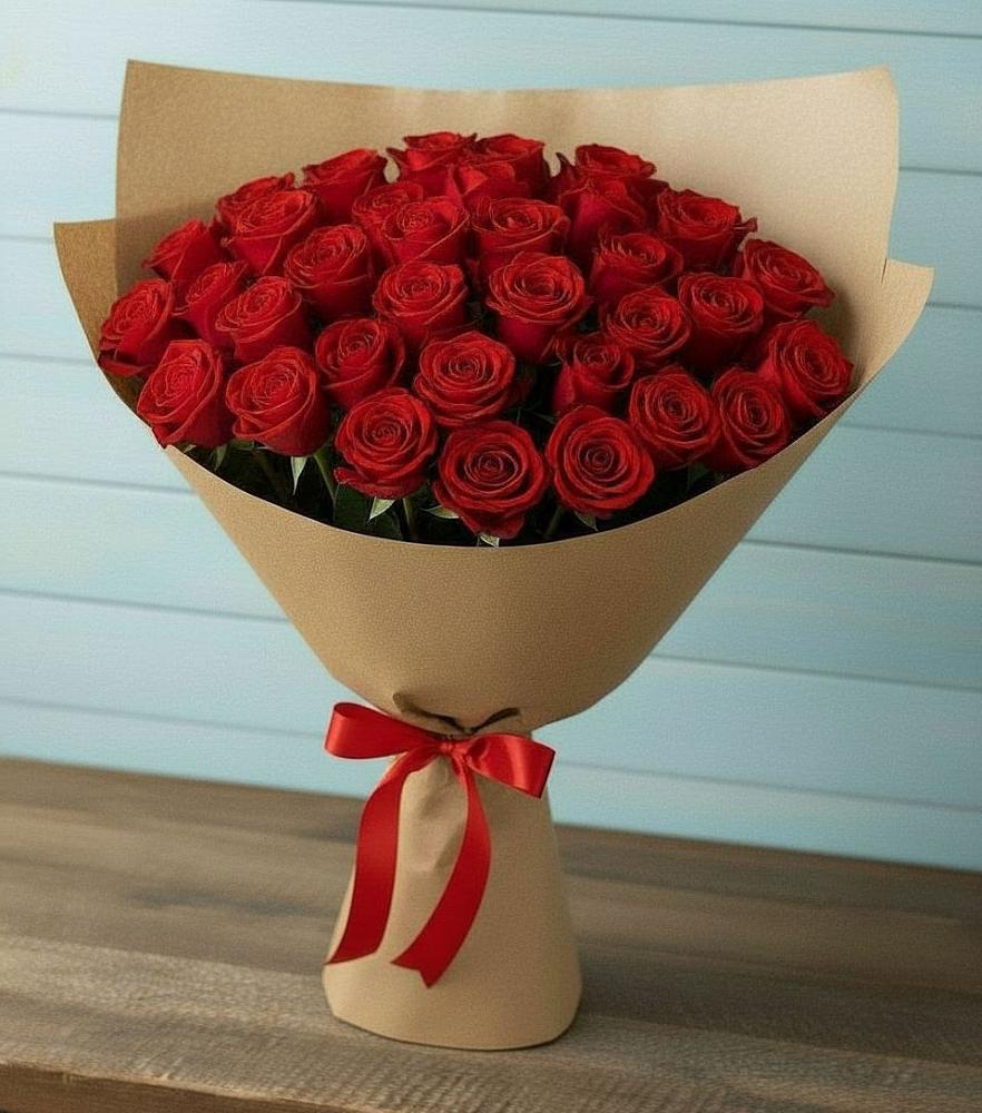 Букет Красные розы Милано в Верхнее Синячихе