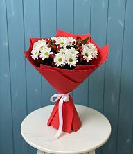 Букет цветов из:  Хризантемы в Верхнее Синячихе