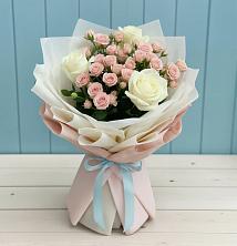 Букет цветов из:  Розы в Верхнее Синячихе