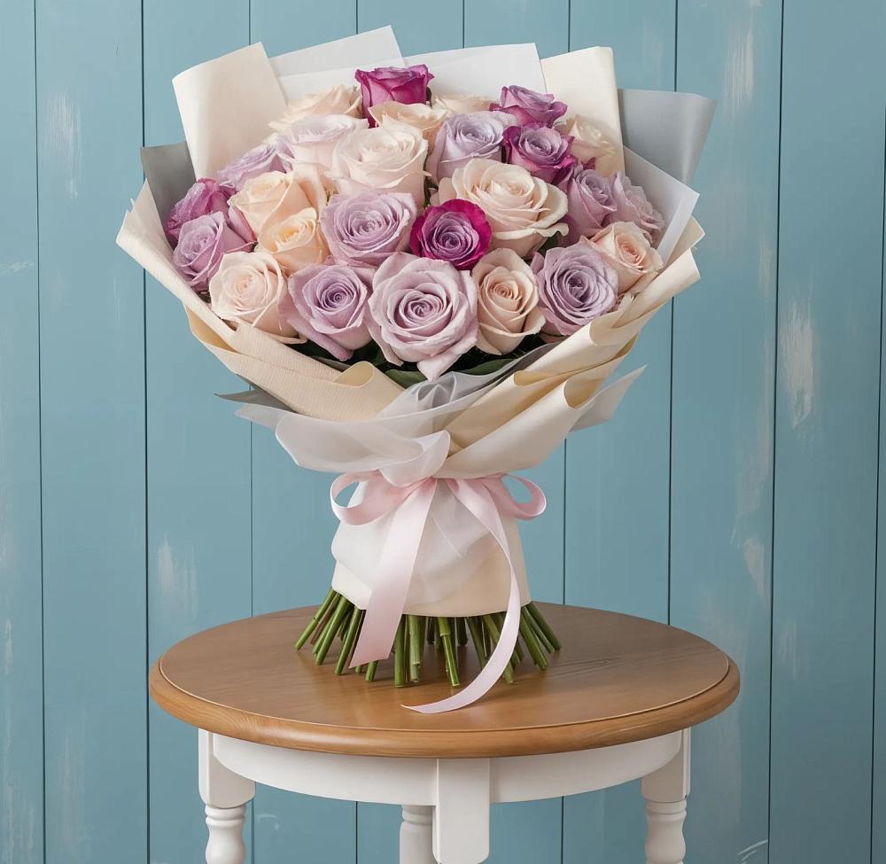 Букет цветов из: Розы в Верхнее Синячихе