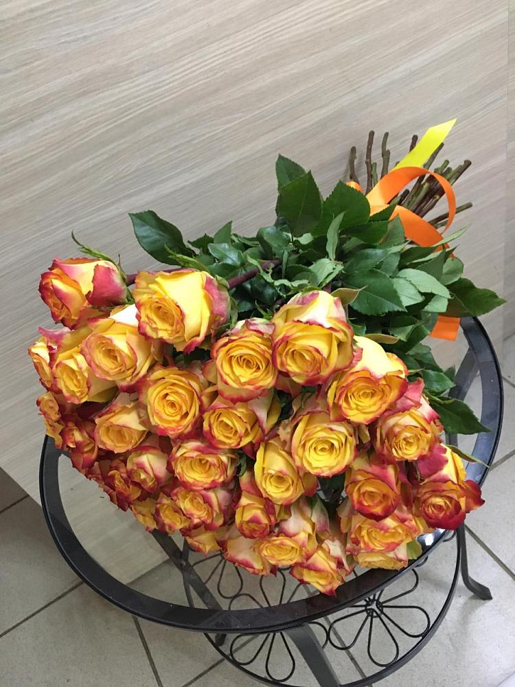 Букет Желтые розы в Верхнее Синячихе