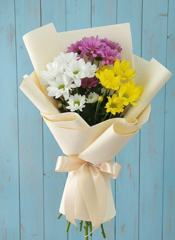 Букет цветов из: Хризантемы в Верхнее Синячихе