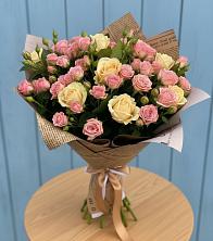 Букет цветов из:  Розы в Верхнее Синячихе