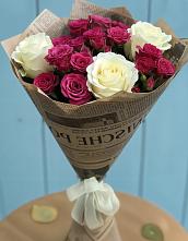Букет цветов из:  Розы в Верхнее Синячихе