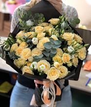 Букет цветов из:  Розы и Лизиантусы #REPLACE_PRED# Верхнее Синячихе