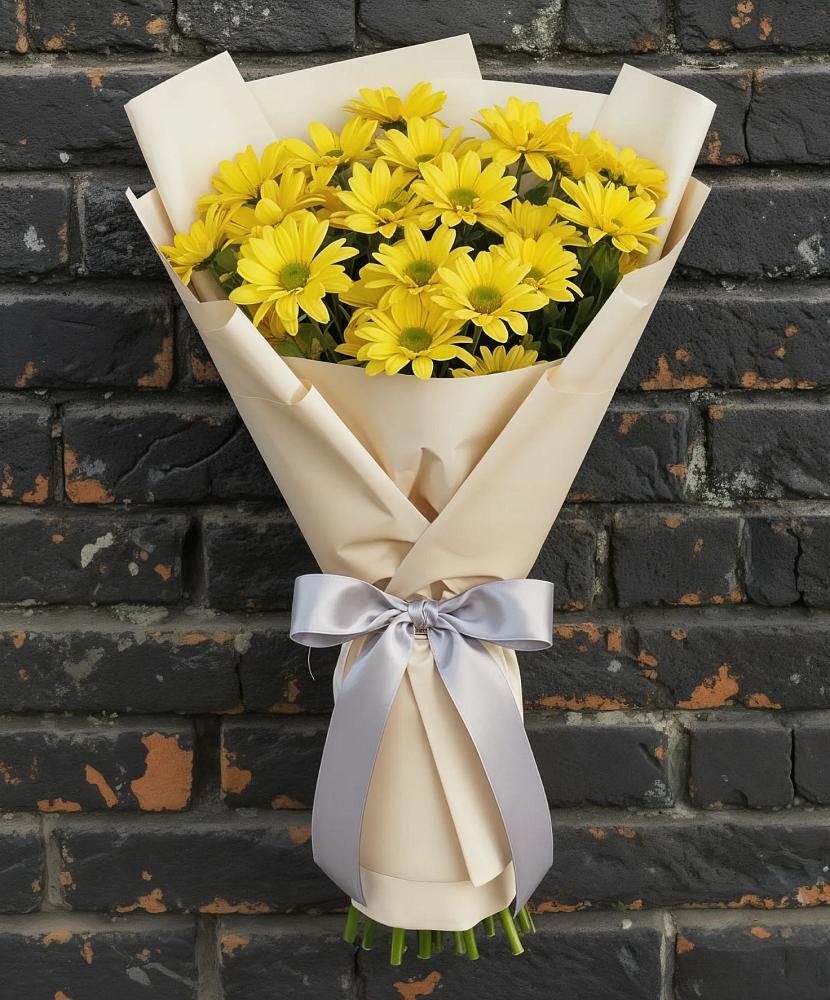 Букет цветов из: Хризантемы в Верхнее Синячихе