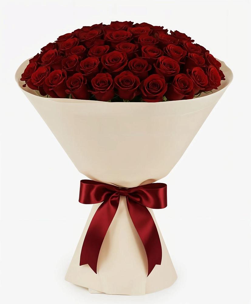 Букет 101 Бордовая роза Блэк Бакарра в Верхнее Синячихе