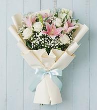 Букет цветов из:  Лилии в Верхнее Синячихе