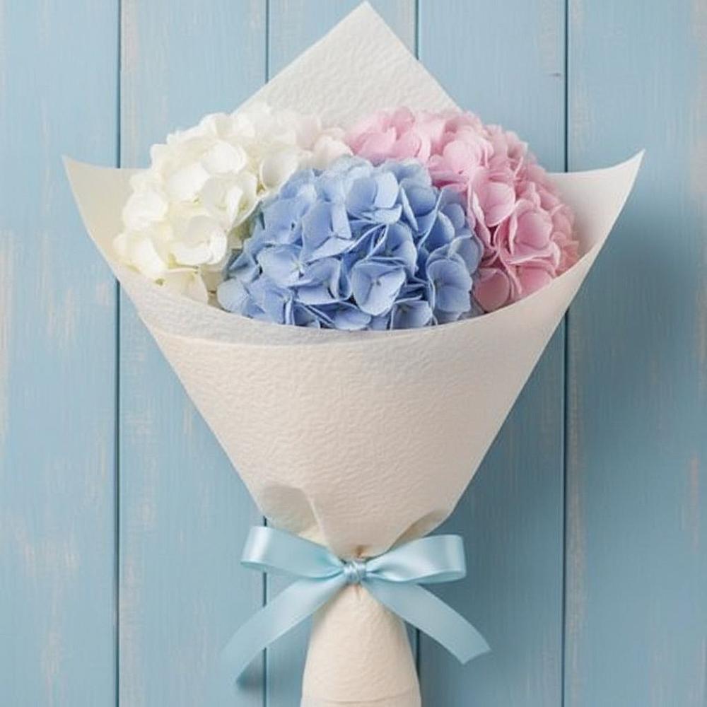 Букет цветов из: Гортензия в Верхнее Синячихе