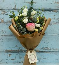 Букет цветов из:  Розы и Лизиантусы #REPLACE_PRED# Верхнее Синячихе